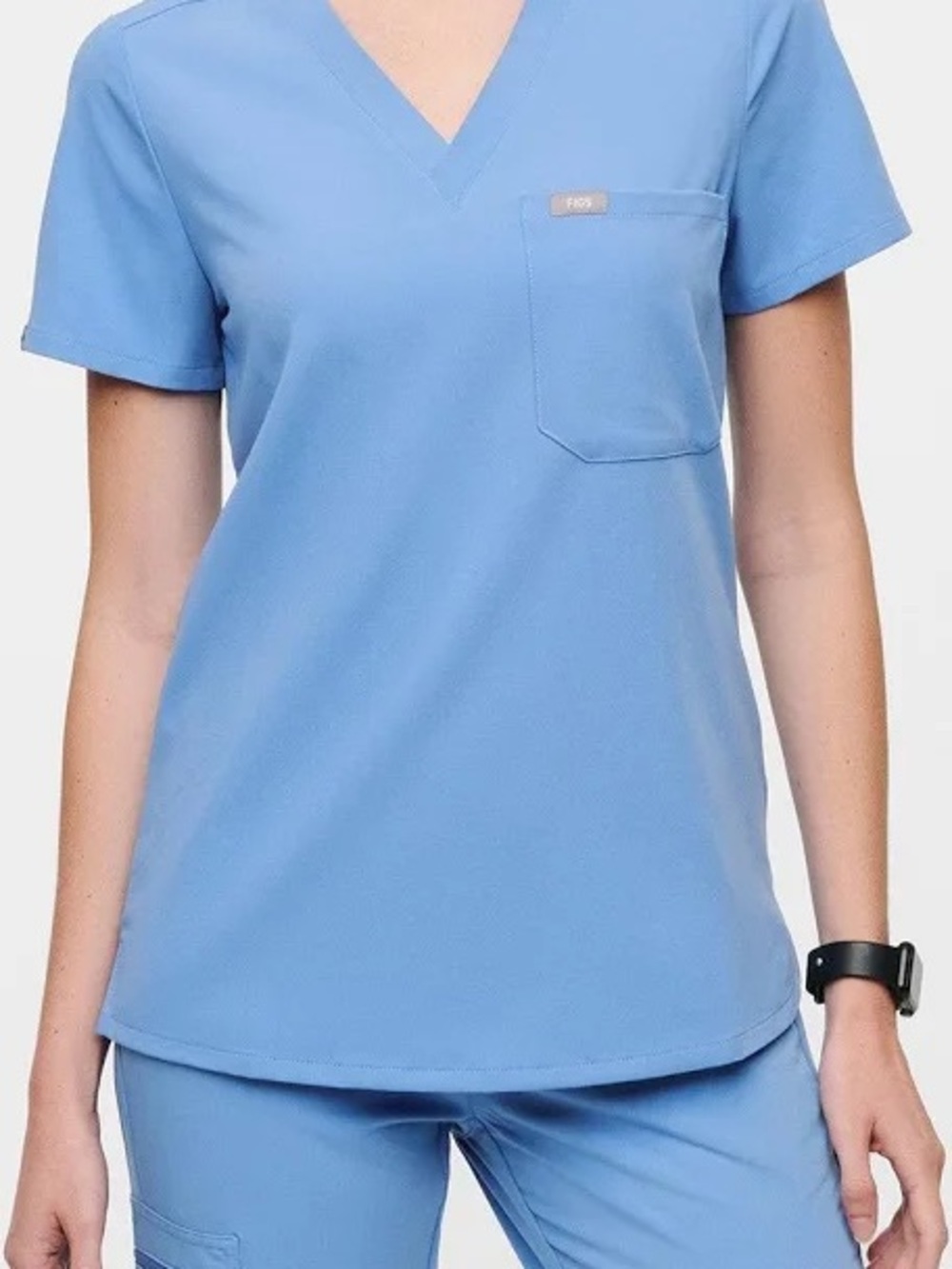 Figs Women's Catarina Scrub Top | Ceil Blue
